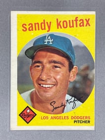 1959 Topps Sandy Koufax #163