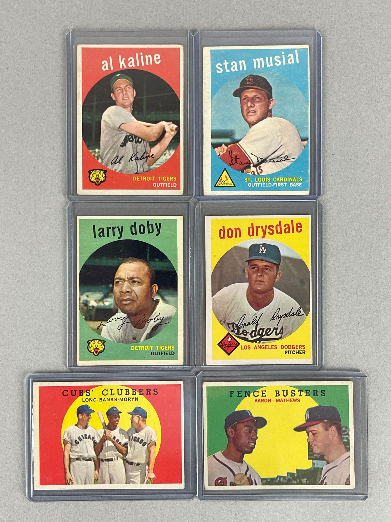 6 - 1959 Topps Baseball HOFs (1 of 2)