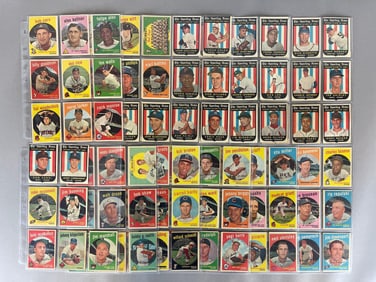 96 - 1959 Topps Baseball Cards with HOFs, Stars, and Rookies