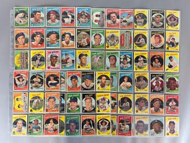 96 - 1955 Topps Baseball Cards with HOFs, Stars, and Rookies