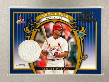 2003 Donruss Timeless Treasures Rookie Jersey Albert Pujols 73/100