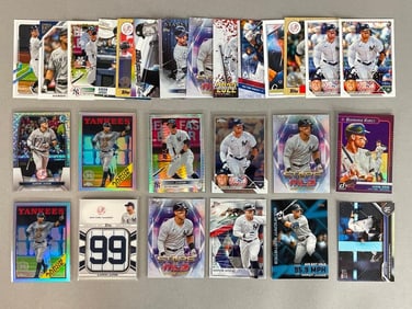 26 - 2018 - 23 Aaron Judge Cards with Medallion, Refractors, and Inserts