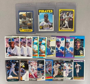 20 - Ken Griffey Jr. and Barry Bonds Cards with Rookies