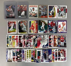 45+ 2011 - 23 Mike Trout Cards with Rookies and Inserts
