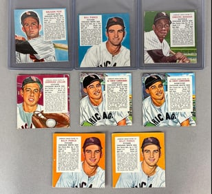 8 - 1952 and 54 Red Man Chicago White Sox Cards with HOFs