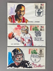 3 - Wild Horse Cachets Envelope Art Limited Edition, Jordan, Montana, and Bradshaw