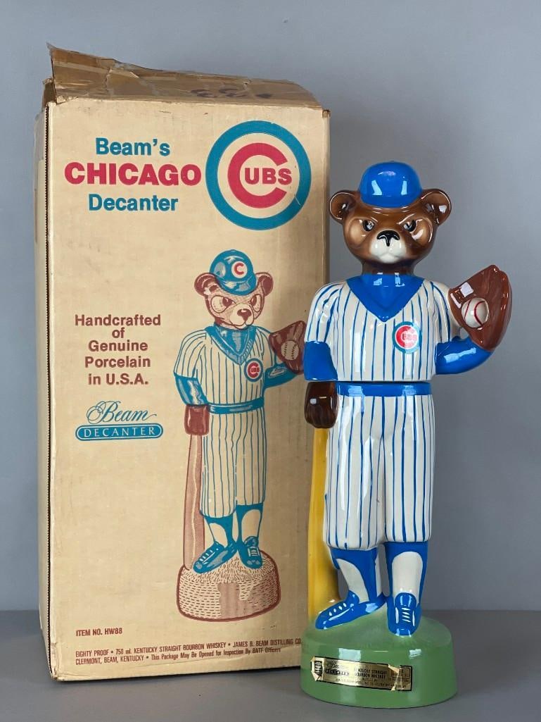 Chicago Cubs Jim Beam Decanter (1 of 4)