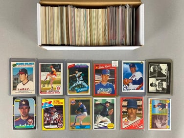 300+ 1970s - 90s Nolan Ryan Cards with Error