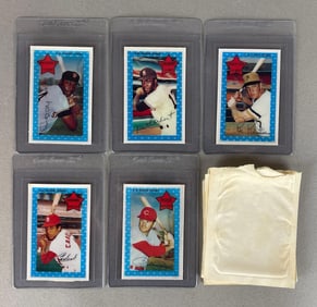 5 - 1971 Kelloggs Baseball Cards with HOFs and Original Wrappers
