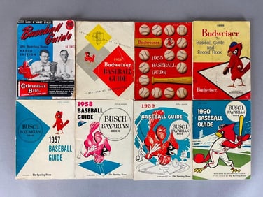 8 - 1950 - 60 St. Louis Cardinals Baseball Guides