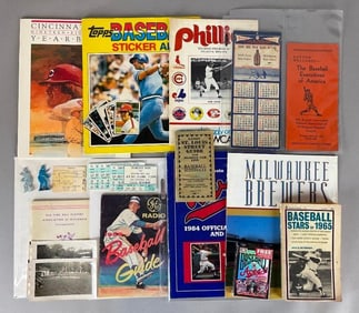 Group of 1930 - 91 Baseball Memorabilia