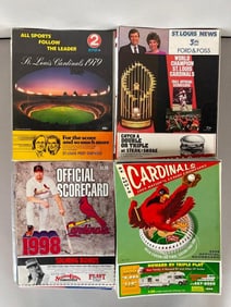50+ 1970 - 2011 St. Louis Cardinals Yearbooks and Scorecards