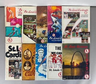 10 - 1970 - 79 St. Louis Cardinals Year Books