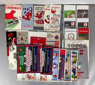 Group of 25+ 1960s - 2023 St. Louis Cardinals Memorabilia
