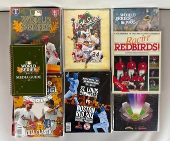 12 - 1982 - 2013 St. Louis Cardinals World Series Programs, Media Guides and More