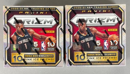 2 - 2020 - 21 Prizm Basketball Mega Boxes