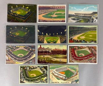 11 - 1910 - 50s Chicago Cubs and White Sox Ball Park Postcards
