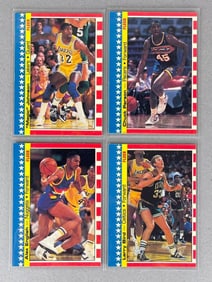 4 - 1987 Fleer Stickers Magic, Bird, English, and Person
