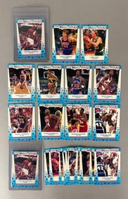 2 - 1989 Fleer Basketball Sticker Sets with Jordan