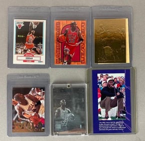 6 - 1990s Michael Jordan Cards with Inserts