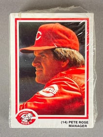 Rare 1986 Texas Gold Cincinnati Reds Complete Unopened Set