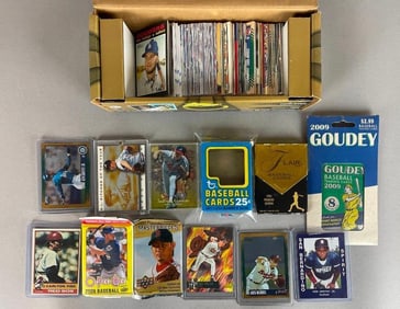 1971 Topps Baseball Empty Cello Box, 300+ 1970s - 2000s Baseball with HOFs Inserts Stars and Rookies