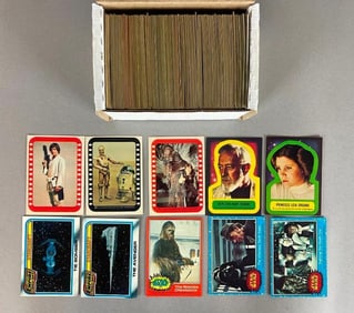 280+ 1977 - 80 Topps Star Wars and Empire Strikes Back Cards with Stickers