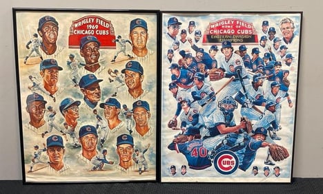 1969 and 85 Chicago Team Posters