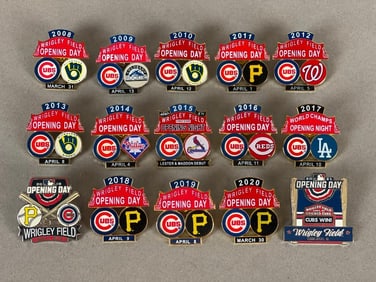 15 - 2008 - 21 Chicago Cubs Wrigley Field Opening Day Pins