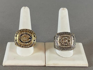 2 - 1985 Chicago Bears Super Bowl Replica Rings