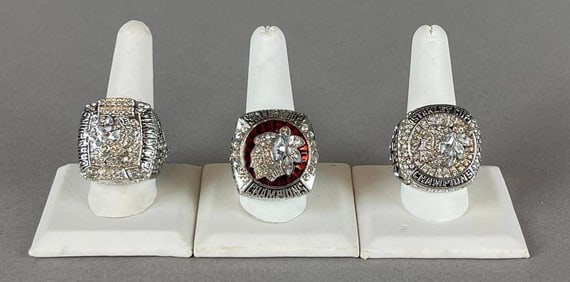 3 - 2010 - 15 Chicago Blackhawks Jonathan Toews Replica Stanley Cup Rings