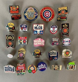 25 - 2016 Chicago Cubs World Series and Playoff Pins