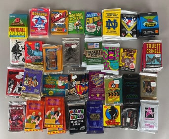80 - 1980s -90s Sports and Non Sports Unopened Packs