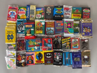 80 - 1980s - 90s Sports and Non Sports Unopened Packs
