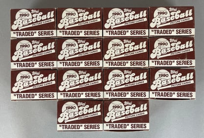 14 - 1990 Topps Traded Baseball Unopened Sets