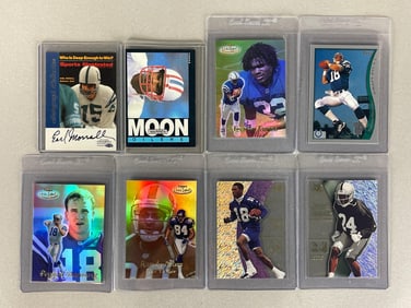 8 - 1980s - 90s Football Rookies and Auto