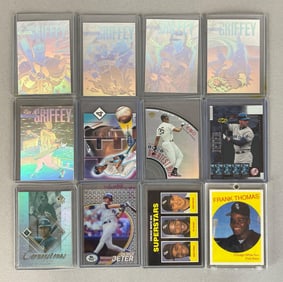 12 - Ken Griffey Jr. Derek Jeter, and Frank Thomas Insert and Special Cards