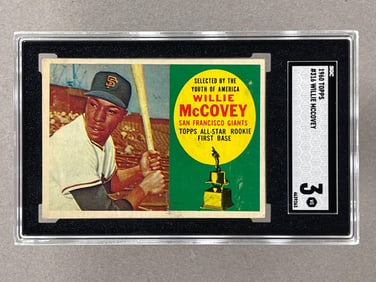 1960 Topps Willie McCovey #316 SGC 3
