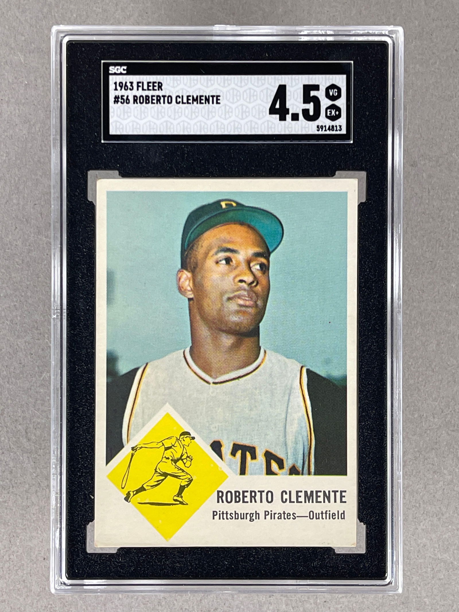 1963 Fleer Roberto Clemente #56 SGC 4.5 (1 of 2)