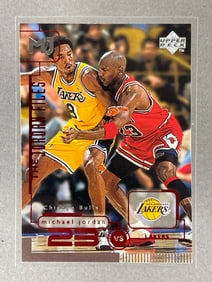Rare 1998 Upper Deck Jordan Files Michael Jordan and Kobe Bryant #147