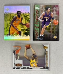 3 - 2000 - 01 Upper Deck and Topps Kobe Bryant Inserts