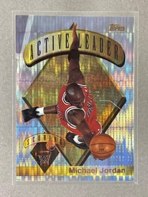 Rare 1995 Topps Power Boosters Michael Jordan #1