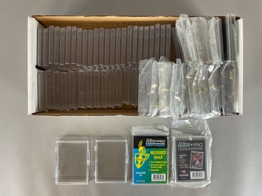 70+ Ultra Pro Snap Downs, Screw Downs, and Card Cases