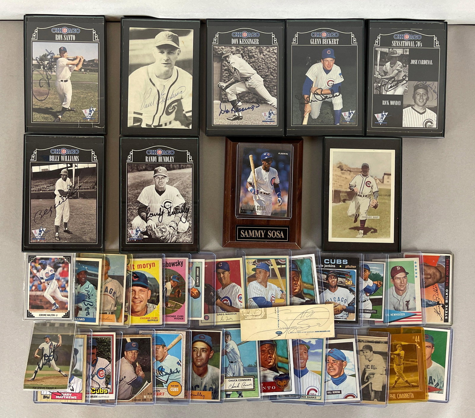 35+ Chicago Cubs Baseball Cards, Photos, and Autos (1 of 3)