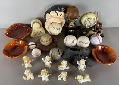 Group of Baseball Collectables