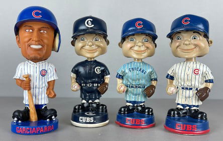 4 - Chicago Cubs Collectable Bobbleheads