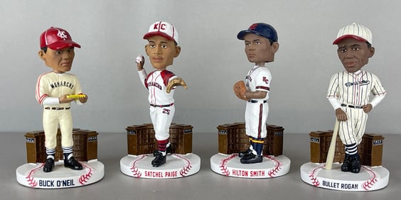4 - 2020 Negro League Museum Bobbleheads with Satchel Paige /2020