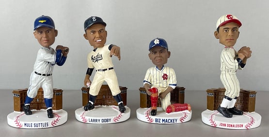 4 - 2020 Negro League Museum Bobbleheads with Larry Doby /2020