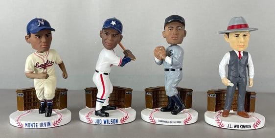 4 - 2020 Negro League Museum Bobbleheads with Monte Irvin /2020