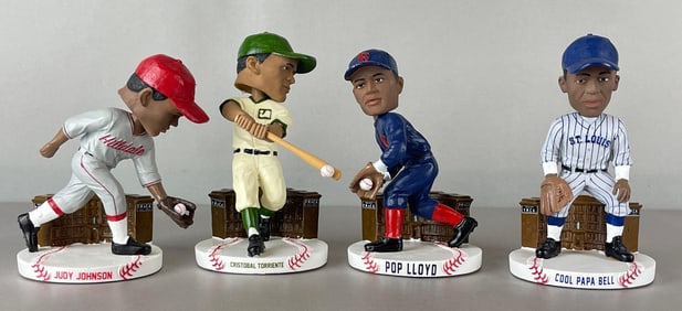 4 - 2020 Negro League Museum Bobbleheads with Cool Papa Bell /2020